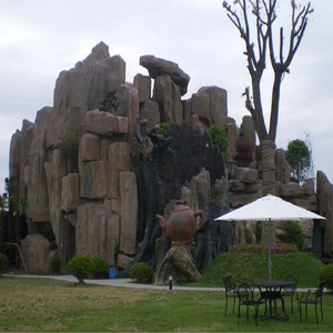 十年匠心，首选之质 专业定制水泥假山雕塑，打造自然意境空间