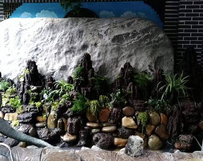 大连室内假山水景 造景艺术与商业价值的完美融合