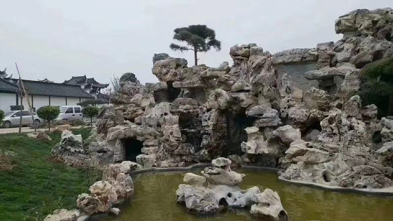 太湖石假山工程 石与水的东方诗篇